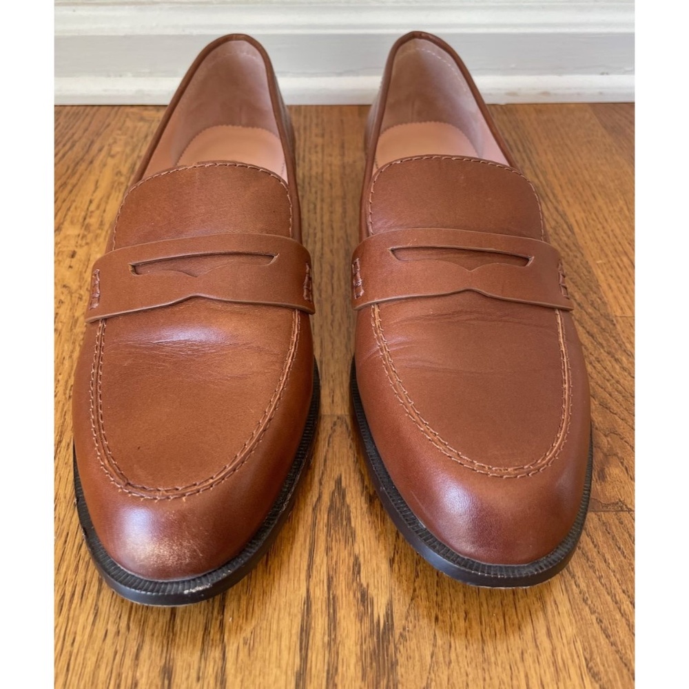 J. Crew Academy Loafer size 10 tan brown pecan
